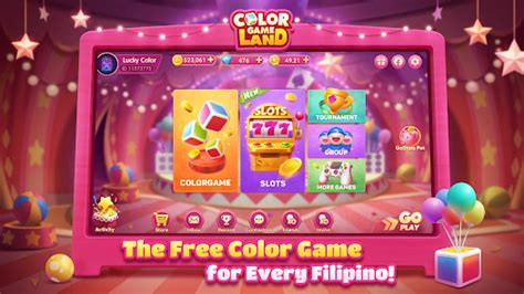 pinoy casino color game|Color Game Land.